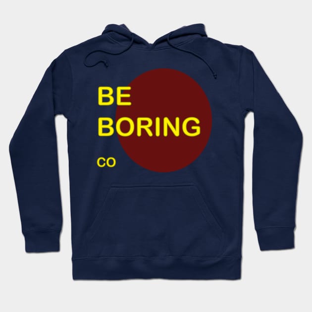 Be Boring Circle Hoodie by BeBoringCo